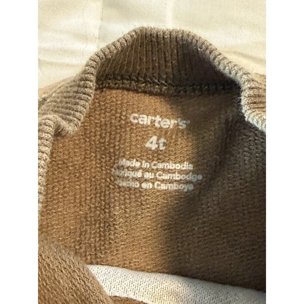 Carter’s Handsome Camouflage Pullover Sweater 4T